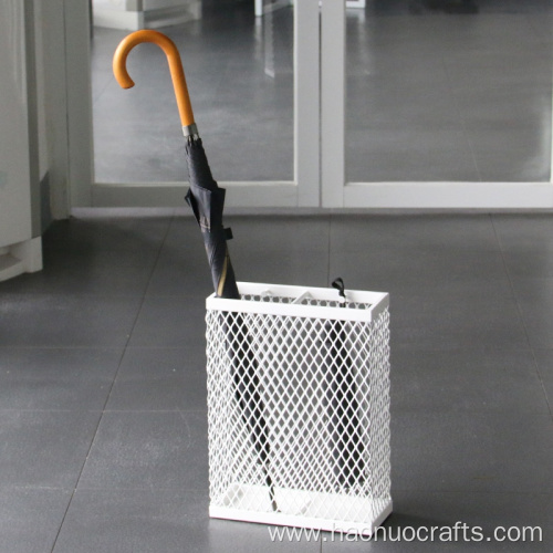 Hollow-out grid umbrella storage rack